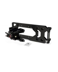 JL: Alpha HD Hinged Spare Tire Carrier & Adjustable Spare Tire Mount Kit (5x5”)